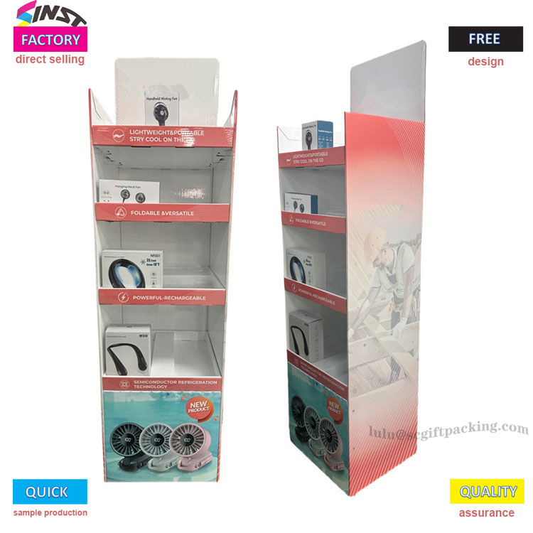 बिजुली फ्यान कार्डबोर्ड डिस्प्ले स्ट्यान्डमा तपाईंको इलेक्ट्रिक फ्यानलाई कसरी अलग बनाउने?