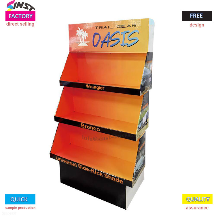 Car accessories display rack