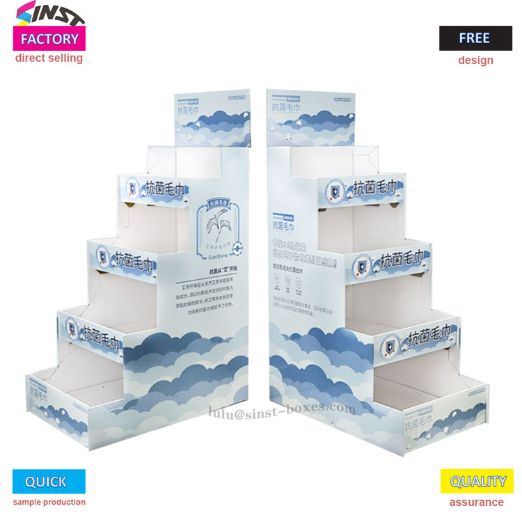 तौलिया गत्ता डिस्प्ले र्याक